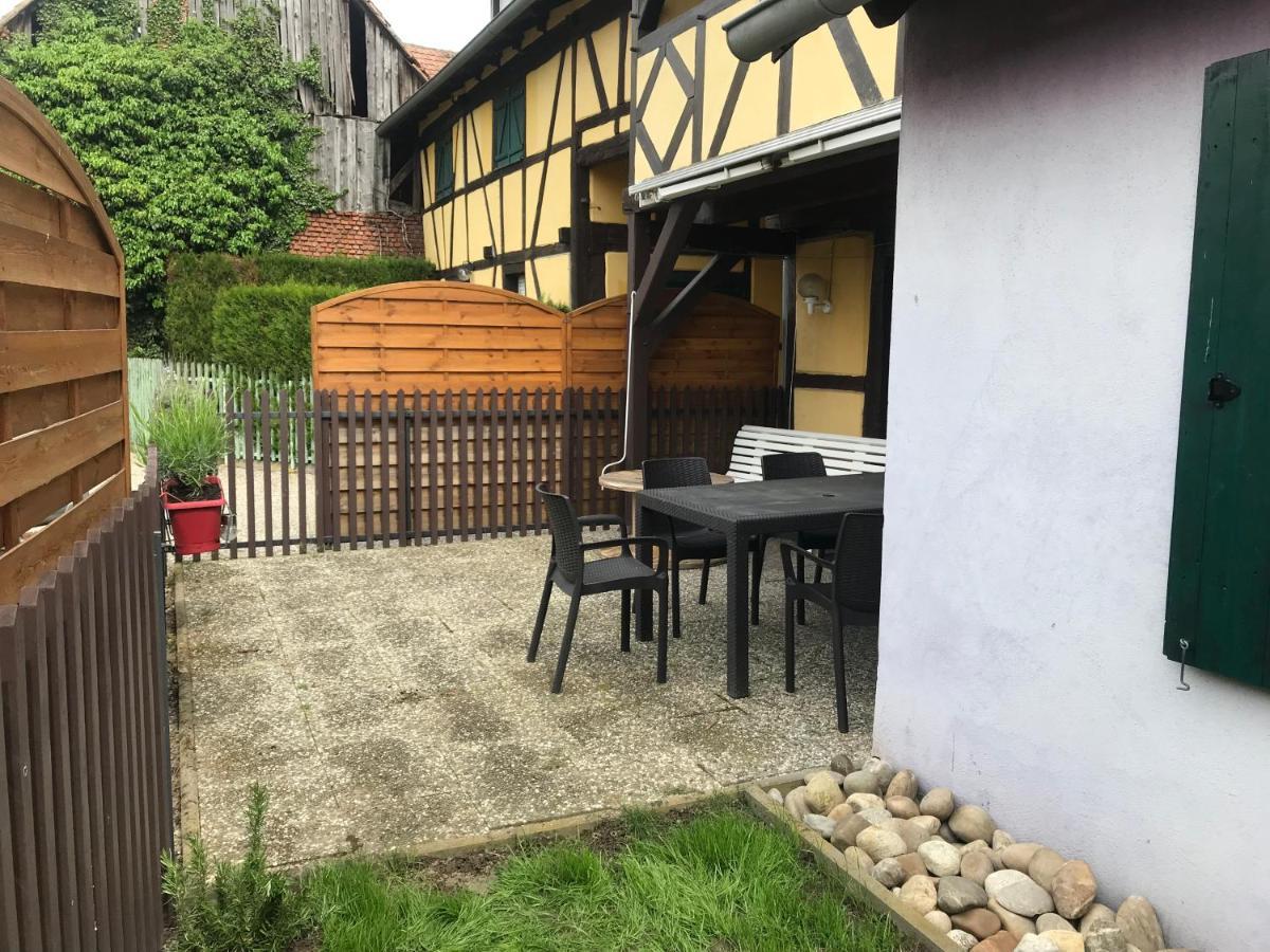 Gite Plain-Pied Avec Jardin Du Centre Alsace Ebersheim Exterior foto